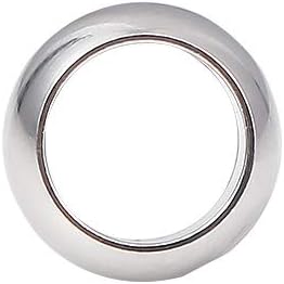 BEADIA Stainless Steel Spacer Beads 3x2.5mm Round Loose Charm Caps Beads for DIY Jewelry Making 100pcs with 1mm Hole