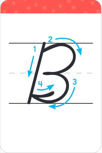 Cursive Practice Alphabet Flash Cards (Flash Card Series)