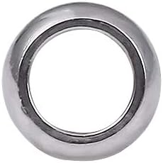 BEADIA Stainless Steel Spacer Beads 3x2.5mm Round Loose Charm Caps Beads for DIY Jewelry Making 100pcs with 1mm Hole