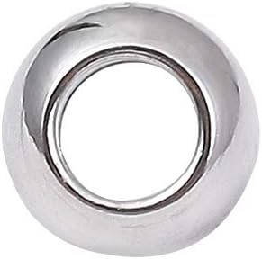 BEADIA Stainless Steel Spacer Beads 3x2.5mm Round Loose Charm Caps Beads for DIY Jewelry Making 100pcs with 1mm Hole