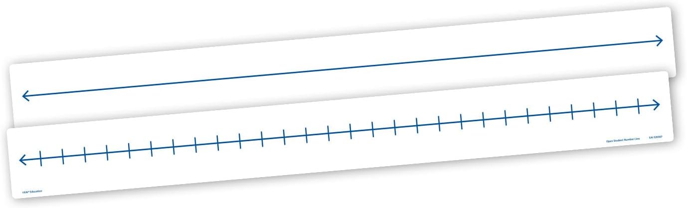 EAI Education Open Number Line - Set of 10