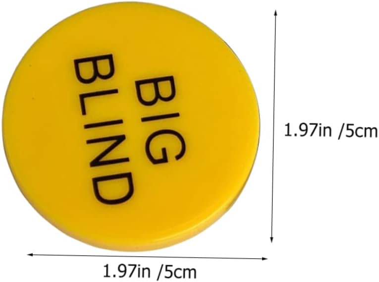 FELTECHELECTR 2Sets Bingo Game Tokens Melamine Poker Gambling Chips with Dealer Button for Bingo and Poker Game Markers for Math Learning and Fun Rewards