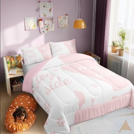 Castle Fairy Drum Kit Comforter Set,Musical Instruments Bedding Set for Kids Girls Women,Adults Rock Music Comforter,Neon Lighting Quilted Duvet Set Bedroom Collection Twin Size 2Pcs