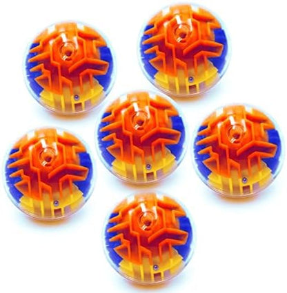 100 Pcs Puzzle Maze Ball Mini 3D Gravity Cube Puzzle Ball Toy for Kids Ages 3 6 7 8-10, Educational Challenges Magic Brain Teasers Games for Boys Girls Birthday Gifts Classroom Prize