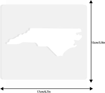 State of United States Router Templates, America Acrylic Router Inlay Template for Woodworking, Template Jig Woodworking Craft Tracing Guide Tool (State of Texas)