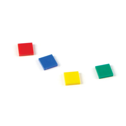 hand2mind Plastic Square Color Tiles, Plastic Bingo Chips, Math Bingo Tokens, Math Manipulatives for Elementary School, Counters for Kids Math, Childrens Counting Manipulatives (Set of 400)