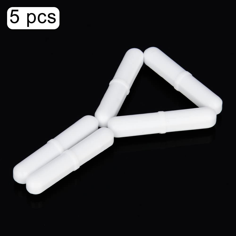 stonylab Magnetic Stir Bars, 30 mm PTFE-Coated Mixing Bars for Laboratory Stir Plate, 5-Pack