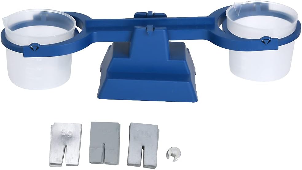 ASHATA Bucket Balance Kit Science Experiments Balance Math Tool 200g/1g (Simple Balance)