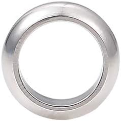 BEADIA Stainless Steel Spacer Beads 3x2.5mm Round Loose Charm Caps Beads for DIY Jewelry Making 100pcs with 1mm Hole