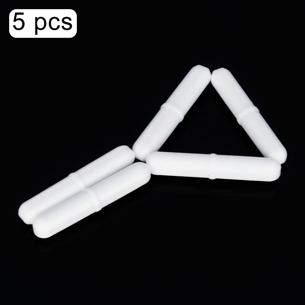 stonylab Magnetic Stir Bars, 30 mm PTFE-Coated Mixing Bars for Laboratory Stir Plate, 5-Pack