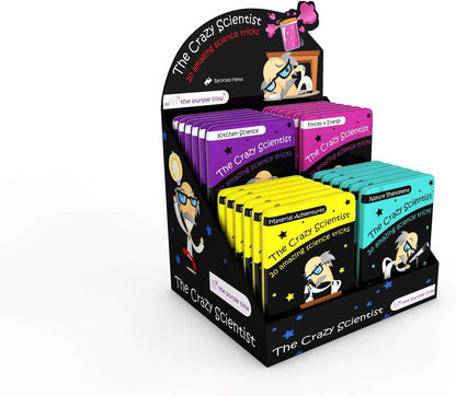 The - The Crazy Scientist Science Tricks Card Set, Forces and Energy, Science Experiment kit for Kids Both Boys and Girls 6 Years and Older, Instructions Inside – Amazing STEM Learning