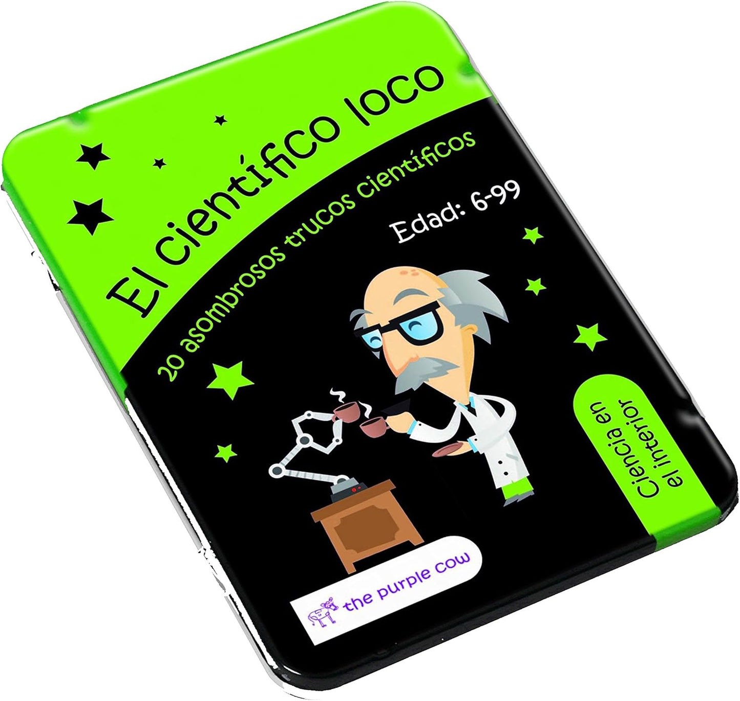 The - The Crazy Scientist Science Tricks Card Set, Forces and Energy, Science Experiment kit for Kids Both Boys and Girls 6 Years and Older, Instructions Inside – Amazing STEM Learning
