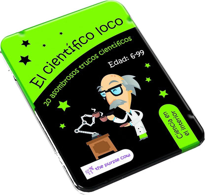 The - The Crazy Scientist Science Tricks Card Set, Forces and Energy, Science Experiment kit for Kids Both Boys and Girls 6 Years and Older, Instructions Inside – Amazing STEM Learning