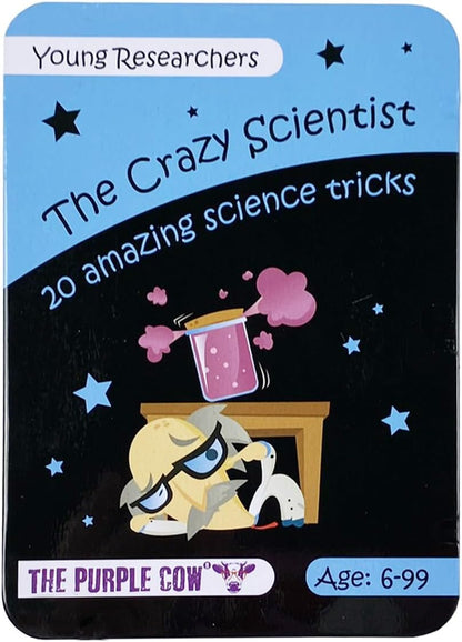 The - The Crazy Scientist Science Tricks Card Set, Forces and Energy, Science Experiment kit for Kids Both Boys and Girls 6 Years and Older, Instructions Inside – Amazing STEM Learning