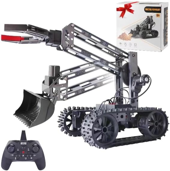 Robotic Arm Kit, Robot Kit for Kids Age 8+,STEM Building Toys 4-DOF Electronic Programming DIY Robots for Boys and Girls, Educational Science Projects,Cool Xmas Birthday Gifts for Kids.