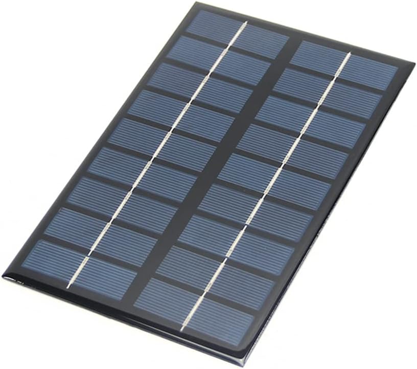 Fielect Mini Solar Panels 9V 3W Small Solar Panel Charger Polysilicon Solar Epoxy Cell Charger DIY Solar System Kit, 195x125mm