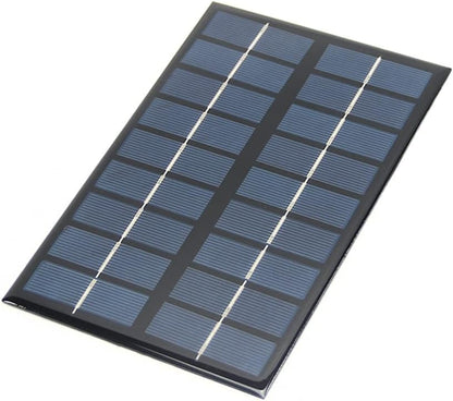 Fielect Mini Solar Panels 9V 3W Small Solar Panel Charger Polysilicon Solar Epoxy Cell Charger DIY Solar System Kit, 195x125mm
