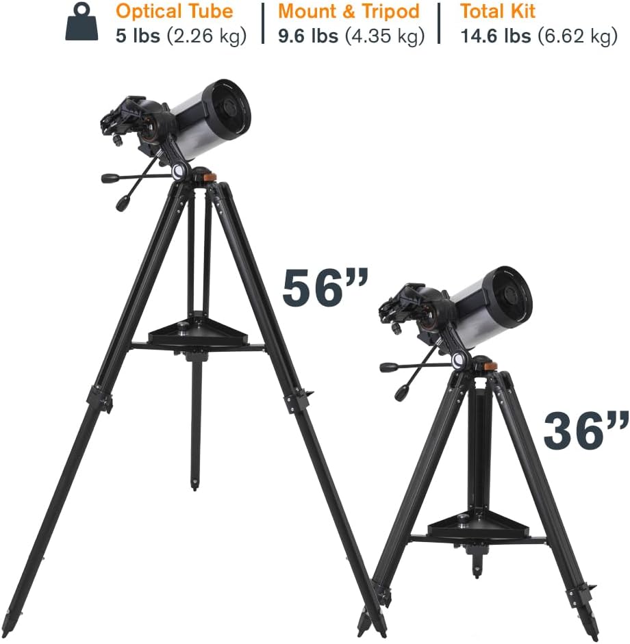 Celestron StarSense Explorer DX 130AZ App-Enabled Telescope – 130mm Newtonian Reflector with Smartphone Dock & StarSense App – iPhone & Android Compatible – Easy-to-Use for Beginners