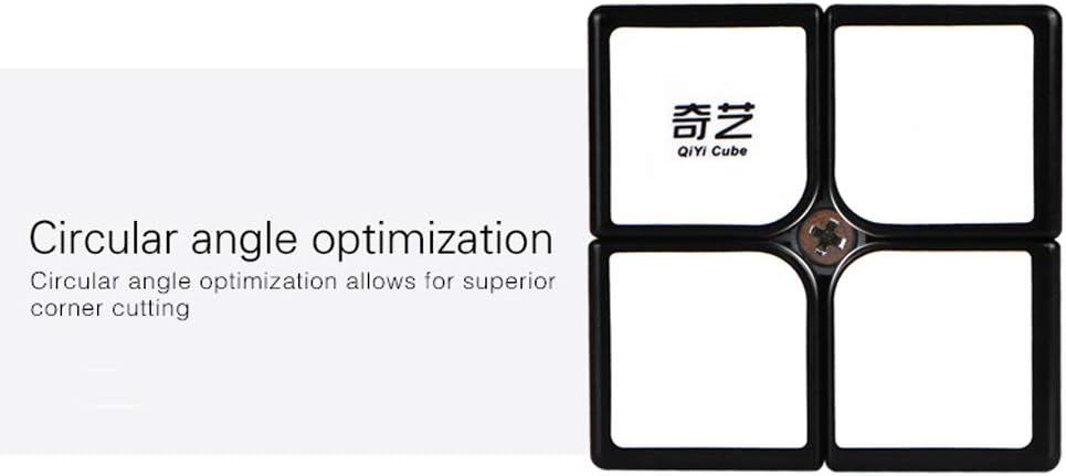 Qiyi Qidi Speed Cube 2x2- Smooth Bright-Light Sticker(Classic Colors) - 2x2x2 Puzzles Toys, The Most Educational Toy to Effectively Improve Child's Concentration and responsiveness.