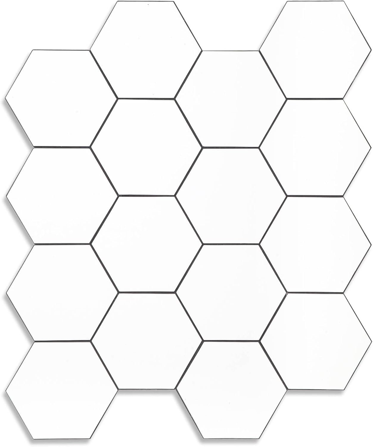 Yipscazo 10 Sheet Hexagon Peel and Stick Backsplash,Self Adhesive Luxury Faux Marble Tile, Asenka Beige Wall Tile for Kitchen, Stick on Backsplash Tiles for Bathroom,RV,Laundry