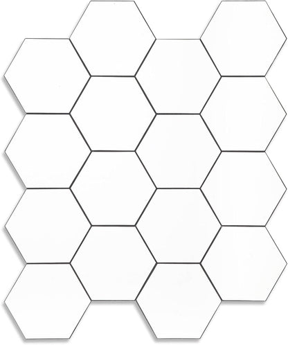Yipscazo 10 Sheet Hexagon Peel and Stick Backsplash,Self Adhesive Luxury Faux Marble Tile, Asenka Beige Wall Tile for Kitchen, Stick on Backsplash Tiles for Bathroom,RV,Laundry
