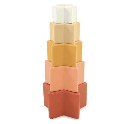 Hudson Baby Silicone Toy Stacking Cups, Multicolor, One Size