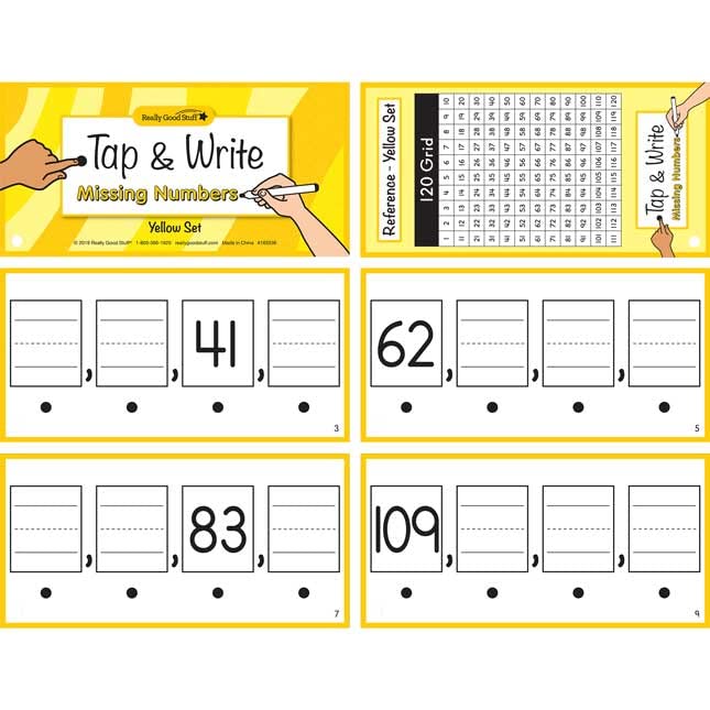 Really Good Stuff Tap and Write CVC Words - 120 Cards