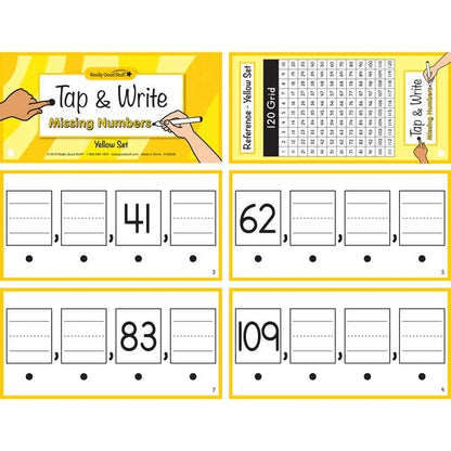 Really Good Stuff Tap and Write CVC Words - 120 Cards