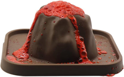 Alipis Volcanic Eruption Model Scientific Experiment Kit for Kids DIY Volcano Toy with Anti-Spill Design Educational Stem Science Learning Tool 5.90X4.72X2.55In