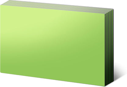LLPT Dry Erase Magnetic Sheets 6 Packs 5.9” x 8.3” Reusable Washable No Adhesive Trimable Sticker Notes for Refrigerator Desktop Shelf DIY Whiteboard Color White (MSW598)