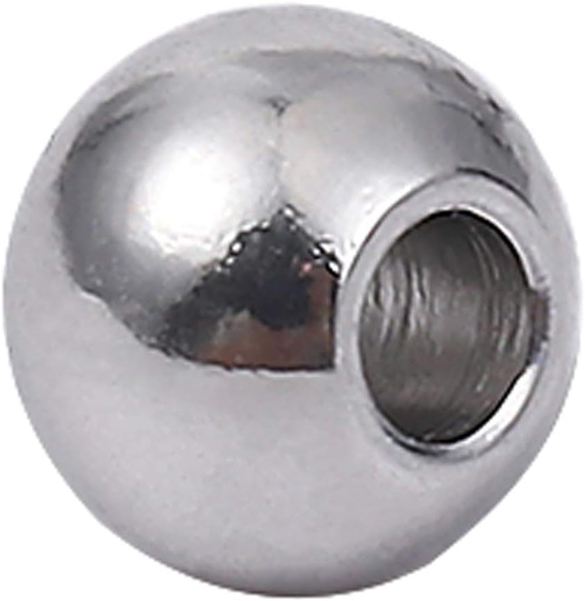 BEADIA Stainless Steel Spacer Beads 3x2.5mm Round Loose Charm Caps Beads for DIY Jewelry Making 100pcs with 1mm Hole