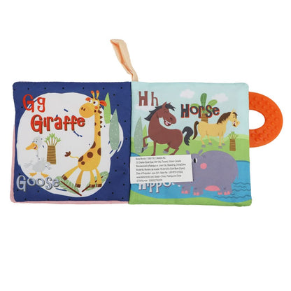 Baby Books Toys Gifts, Touch and Feel Cloth Crinkle Books for Babies,Infant Toddler Baby 0-3-6-12-18 Months,Early Learning Toys 6 to 12 Months 1-2 Years Old, Easter Shower Gift for Boys Girls,4 PCS