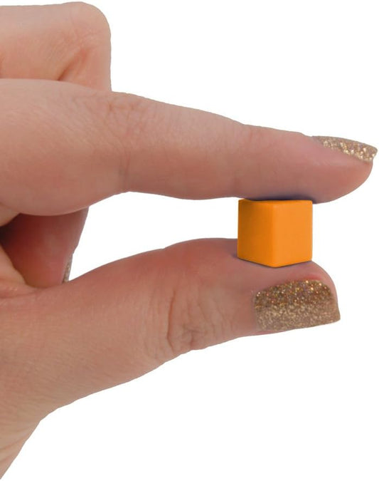EAI Education Base Ten Units: Orange Plastic - Set of 100
