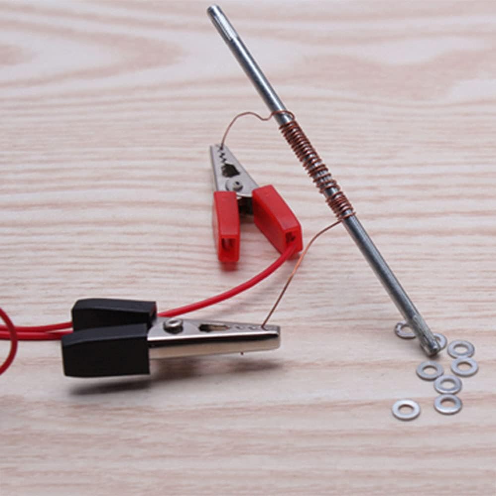 E-outstanding 1 Set Physics Experiment Homemade Electromagnet Experiment DIY kit for Physical and Science Project
