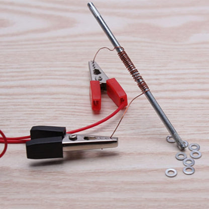 E-outstanding 1 Set Physics Experiment Homemade Electromagnet Experiment DIY kit for Physical and Science Project