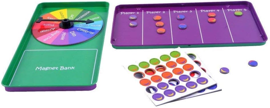 The Purple Cow Magnetic Game Box for kids and adults, Jet Setter