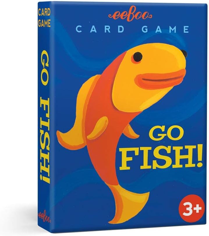 eeBoo: Color Go Fish Playing Card Game, Cards are Durable and Easy to Use, Instructions Included, Educational and Fun Learning, for Ages 3 and up
