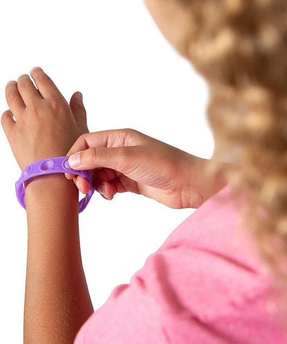 Lotsa Pops Popping Toy Colored Bracelets, 12 Pieces
