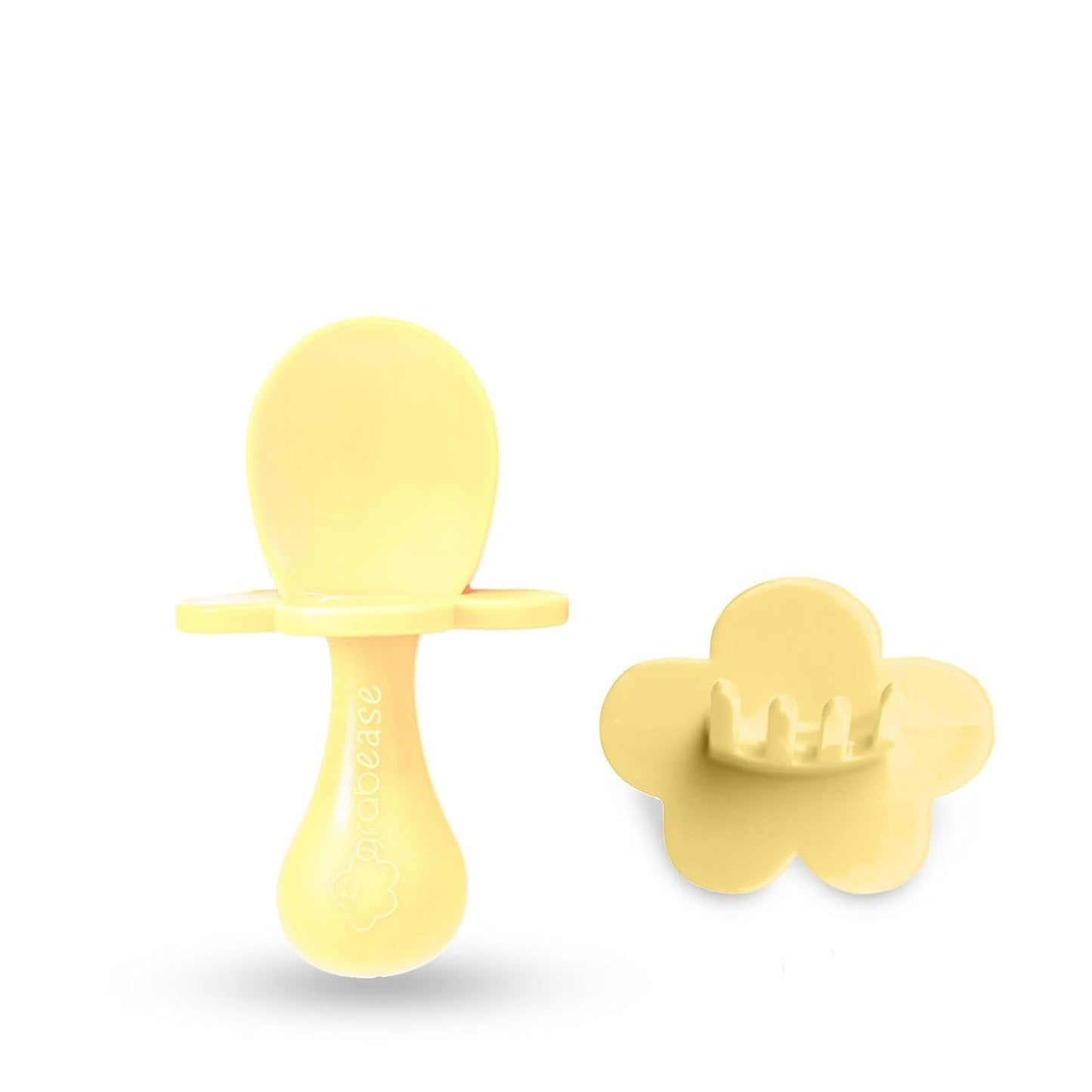 Grabease Baby Feeding Utensils - Anti-Choke Collar & Toddler Fork for Ages 1-3 - Easy-Grip Curved Handle Infant Spoon - Dishwasher-Safe Convenience & Baby Cutlery - Teal