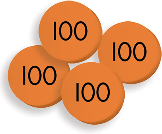 Teacher Sensational Math - 100 Hundreds Place Value Discs Set
