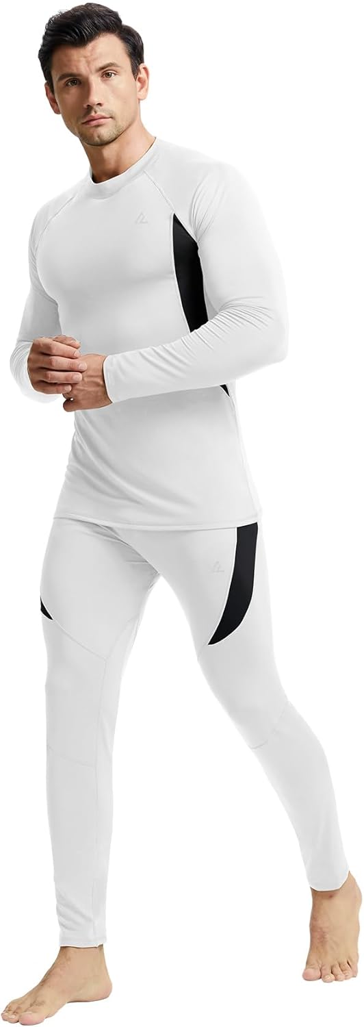 CL convallaria Thermal Underwear Long Johns Set Mens Winter Gift Hunting Gear Sport Base Layer Bottom Top - Colors A
