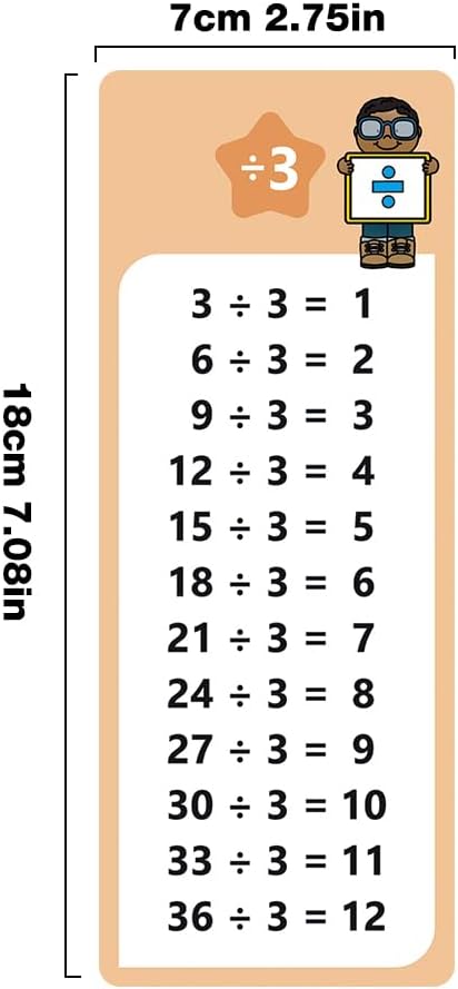 Lachilly Multiplication Flash Cards 0-12 with 2 Dry Erase Pens, Educational Times Table Flashcards for Kids, Self Check Classroom Home Learning Aids, Elementary School Teacher Teaching Aids, 15 Cards