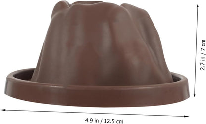 6pcs Volcanic Model Shell DIY Science Kit Plastic Volcanic Stand Eruption Simulation Educational for Interactive