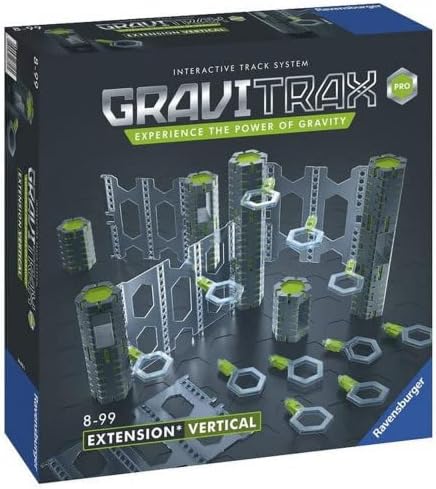 Ravensburger GraviTrax PRO: Vertical Expansion Set - Advanced Marble Run STEM Toy | EncourAgess Experimentation and Creativity | Compatible with All GraviTrax Systems | Gift for Kids Ages 8+