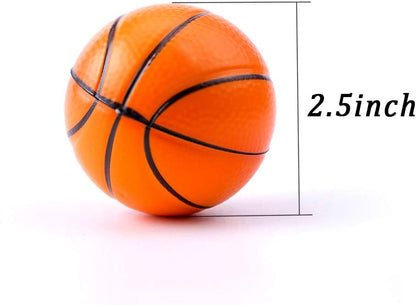 24 Pack Squeezable World Stress Balls for Kids Mini Earth Ball - Pressure Relieving Health Balls Globe Pattern Balls , School, Classroom, Party Favors (2.5" Inches)