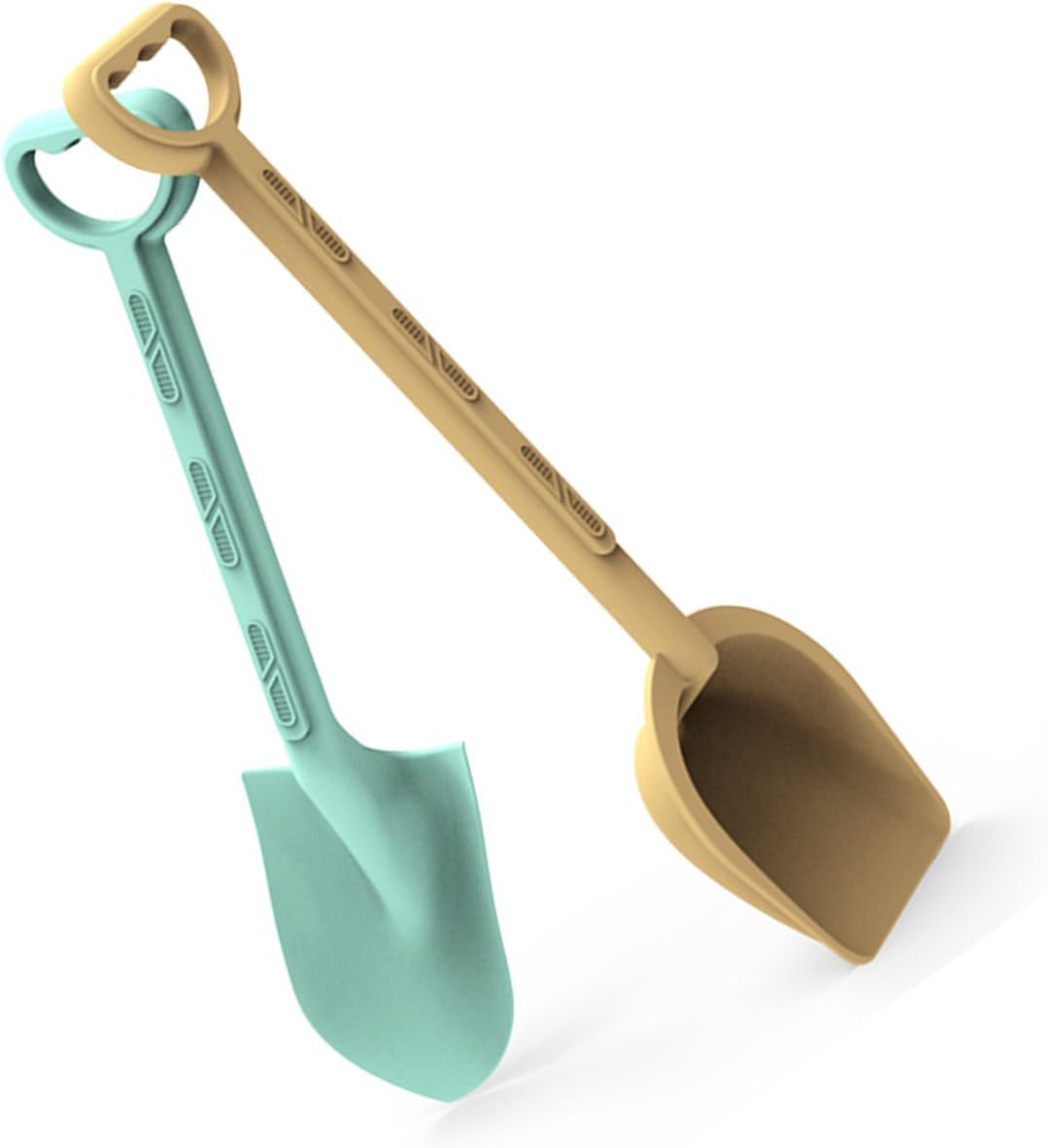 Sand Shovel Toy 2PCS Outdoor Play Tool with Wide Scoops Design Sandcastle Building Tool Toy for Beach Beach Shovel for