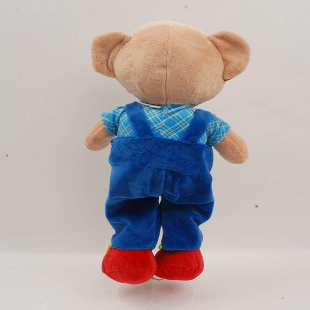 Linzy Personalized 16’’ Soft Educational Teddy Bear with Removable Outfit – Plush Learning Toy with Buttons Zippers Snaps for Toddlers Kids – Fine Motor Skills, Problem Solving Practice