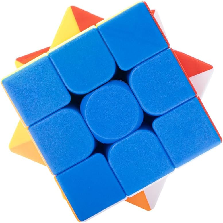 12 Pack 3x3 Speed Cube Set, Stickerless Magic Cube Bulk for Kids Party Favors, Classroom Rewards & School Prizes, Sensory Stress Relief Fidget Toys