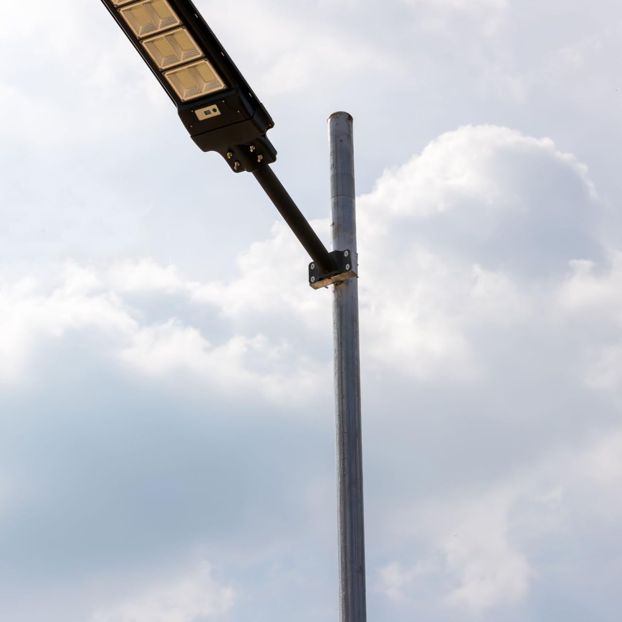Toyvian Solar Light Mounting Bracket for Outdoor Use Adjustable Pole Mounting Kit Compatible Street Light Fixtures Solar Panel Pole Accessories