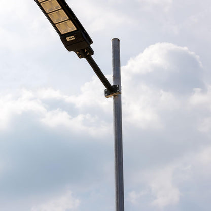 Toyvian Solar Light Mounting Bracket for Outdoor Use Adjustable Pole Mounting Kit Compatible Street Light Fixtures Solar Panel Pole Accessories